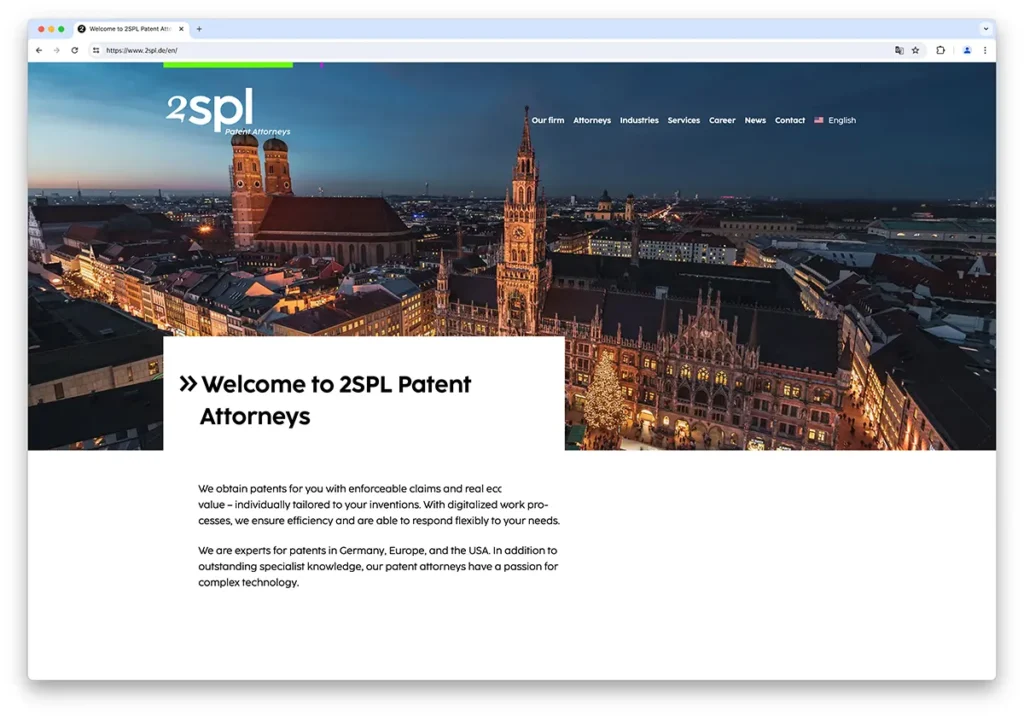 2SPL Website: Homepage