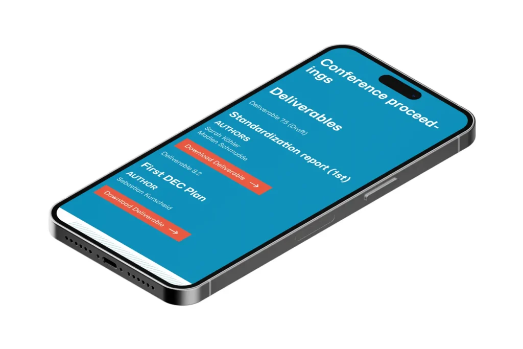 Re-Branding: ALICIA Website auf Smartphone – Library