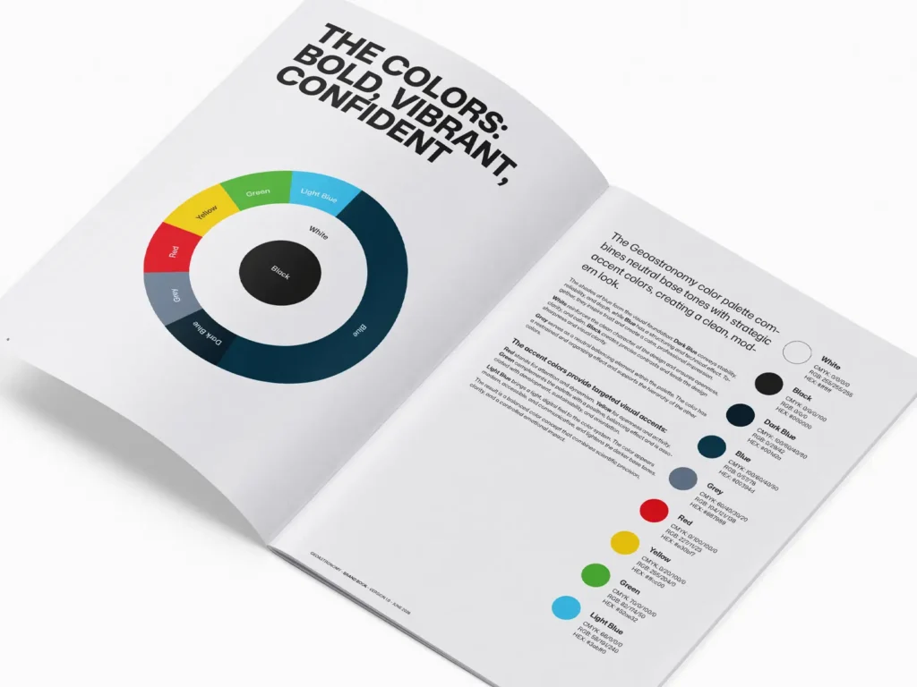 Branding: Brandbook – Farben – zum Basic Branding des Geoastronomy-Projekts